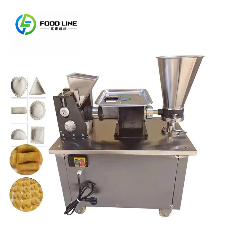 Gyoza Dumpling Maker - เครื่องทำเอ็มปานาด้ากึ่งอัตโนมัติ แบบกำหนดเองได้ สำหรับใช้ในเชิงพาณิชย์ ทำเกี๊ยวซ่า มันตี คินคาลี