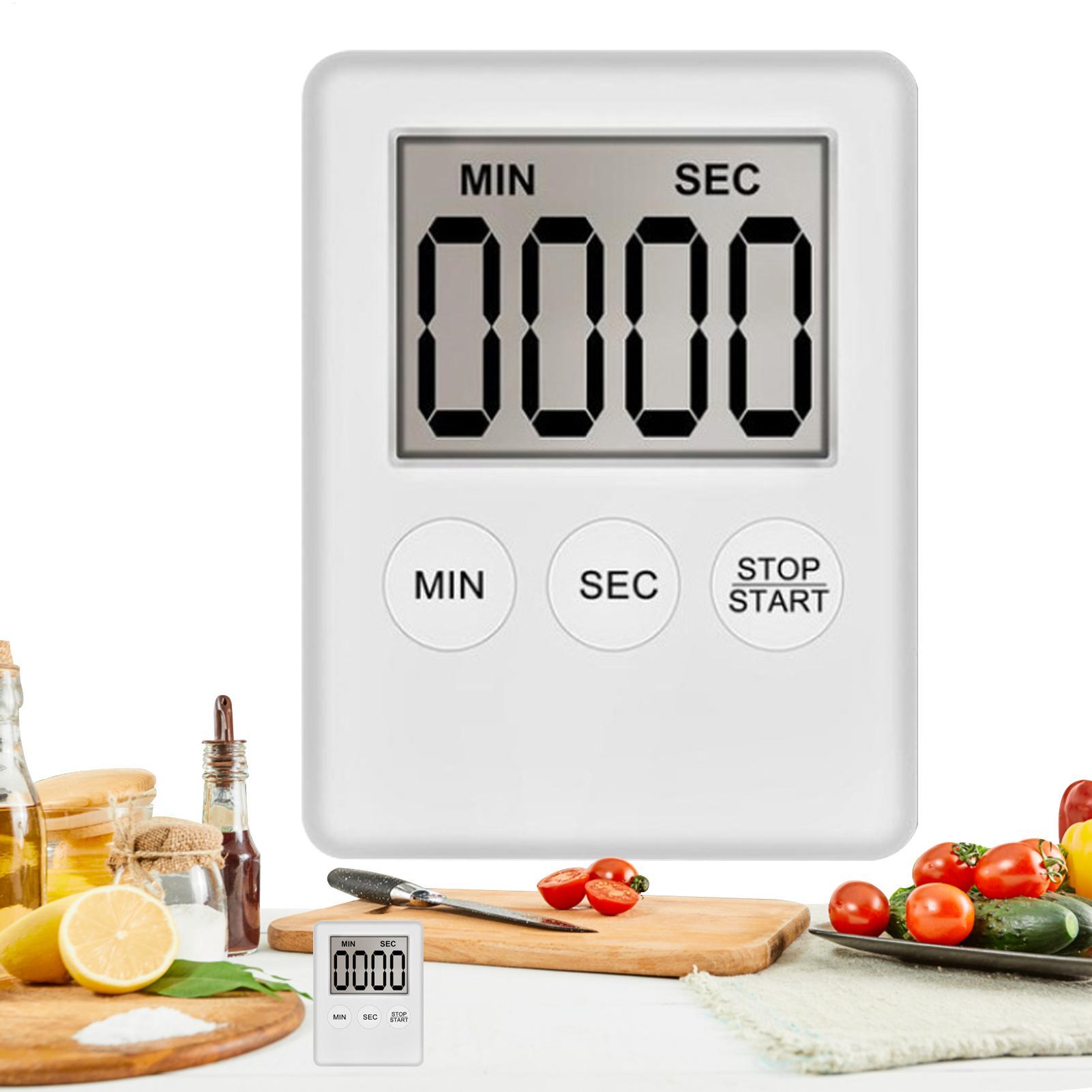Home Cooking Game - ตัวตั้งเวลาทำอาหารแม่เหล็ก 1 ชิ้น จอแสดงผล LED ดิจิตอล