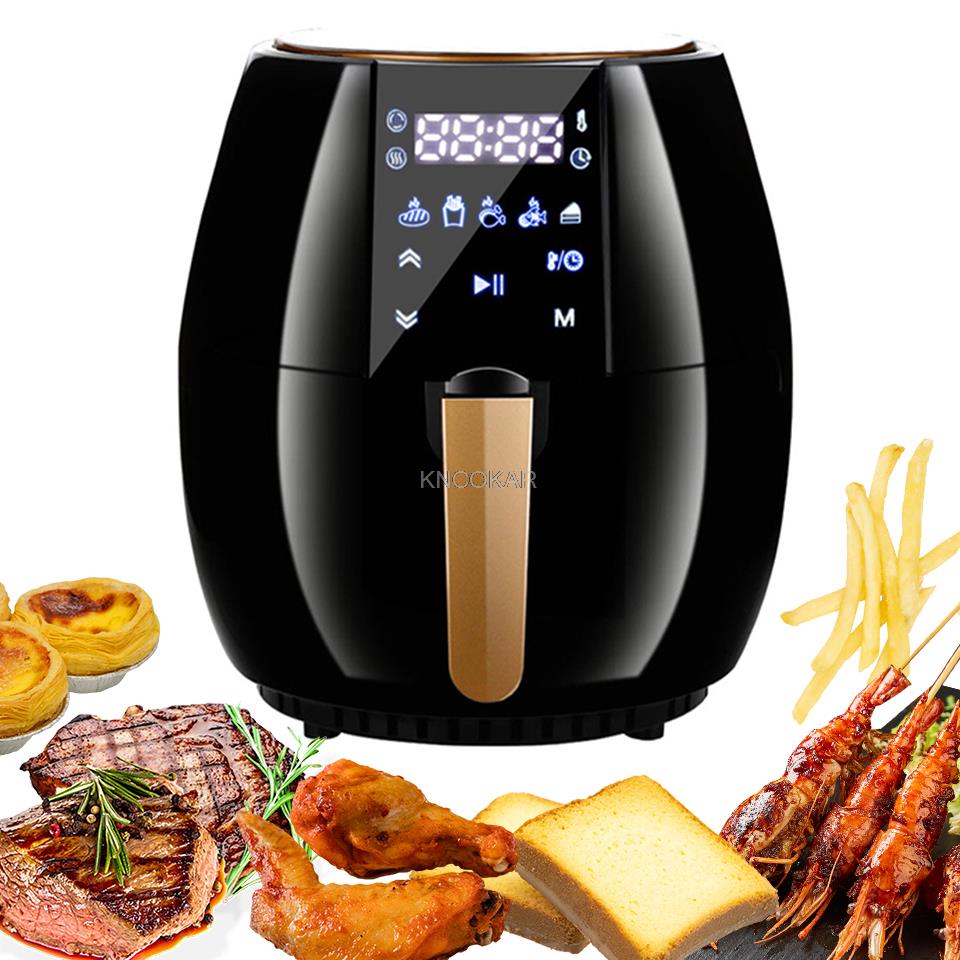 Home Cooking Oil Disposal - Smart Air Fryer ไม่มีน้ํามันทําอาหารที่บ้าน 4.5L Deep