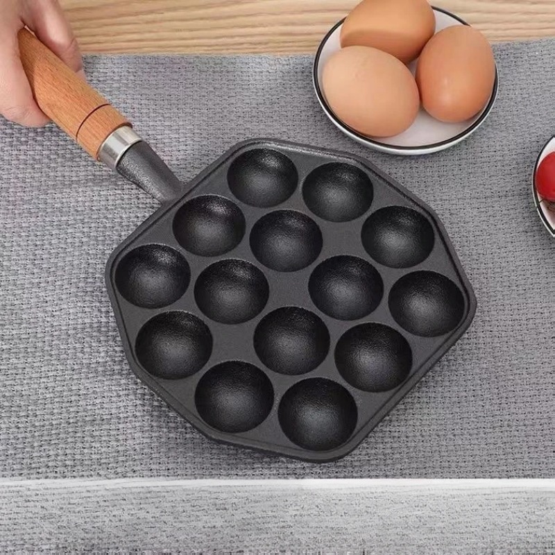 กระทะทาโกะยากิสำหรับอบขนมถาดซิ - Takoyaki Pan Cast บทวิจารณ์และราคา