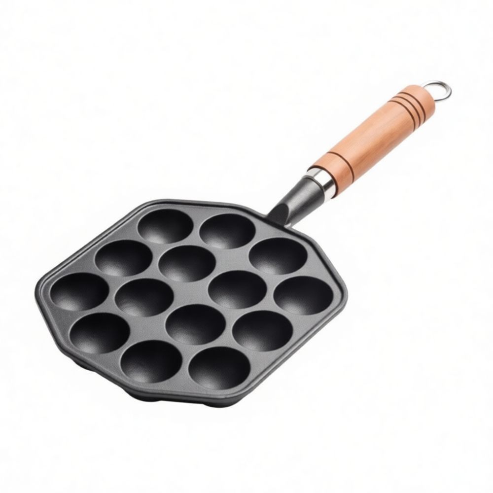 กระทะทาโกะยากิเหล็กหล่อ เครื่อ - Takoyaki Pan Cast บทวิจารณ์และราคา