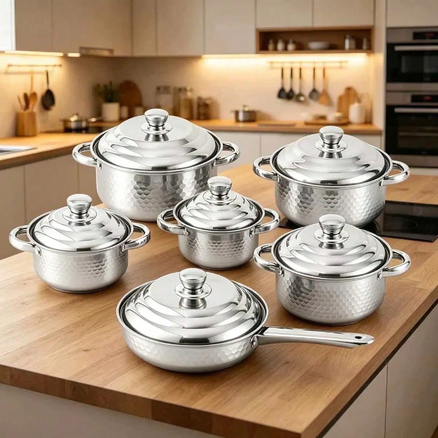 ชุดเครื่องครัว 12 ชิ้น ทำจากสแ - Mom'S Home Cooking บทวิจารณ์และราคา