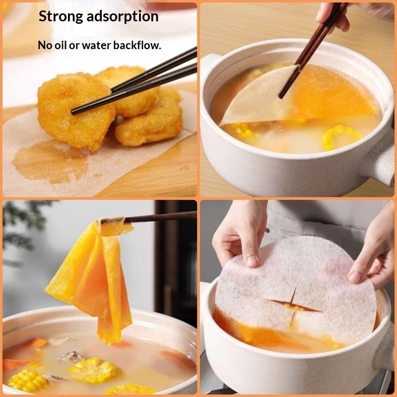 แผ่นกรองน้ำมันเกรดอาหาร กระดาษ - Home Cooking Oil Disposal บทวิจารณ์และราคา