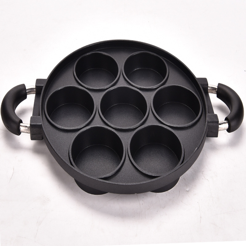 ถาดอบอะลูมิเนียมหล่อขึ้นรูป 12 - Takoyaki Pan Cast บทวิจารณ์และราคา