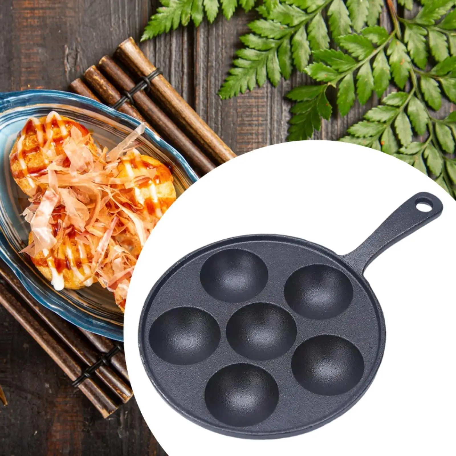 กระทะย่างทาโกะยากิ กระทะอบ อุป - Takoyaki Pan Cast บทวิจารณ์และราคา