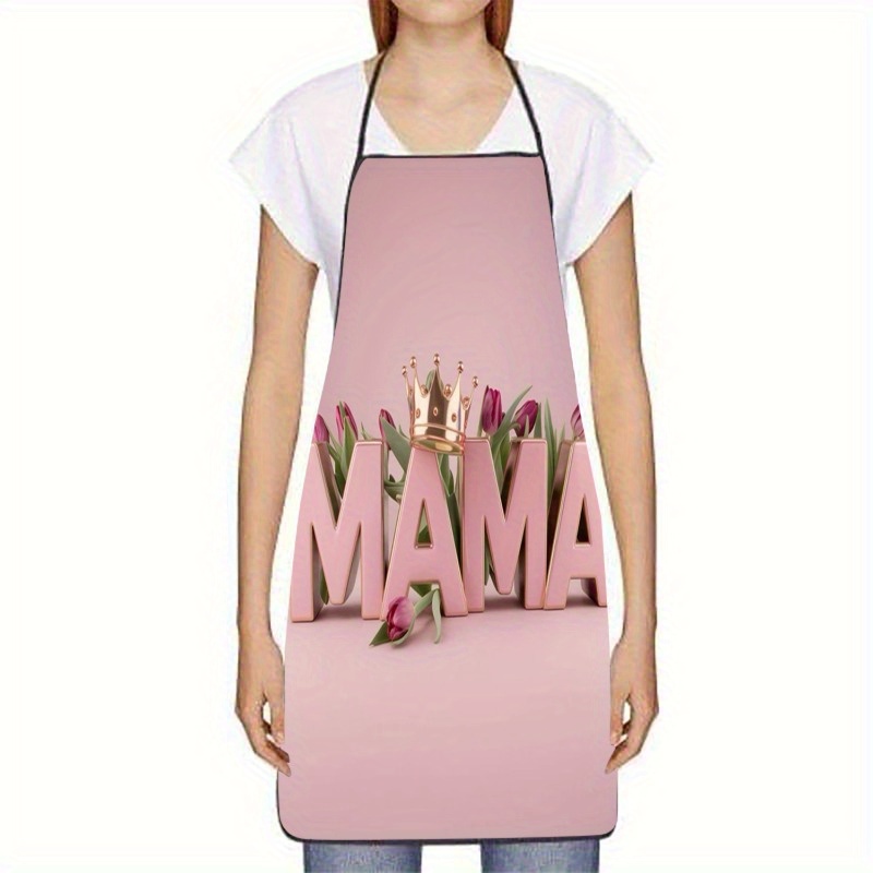 ผ้ากันเปื้อนโพลีเอสเตอร์ลายดอก - Mom'S Home Cooking บทวิจารณ์และราคา
