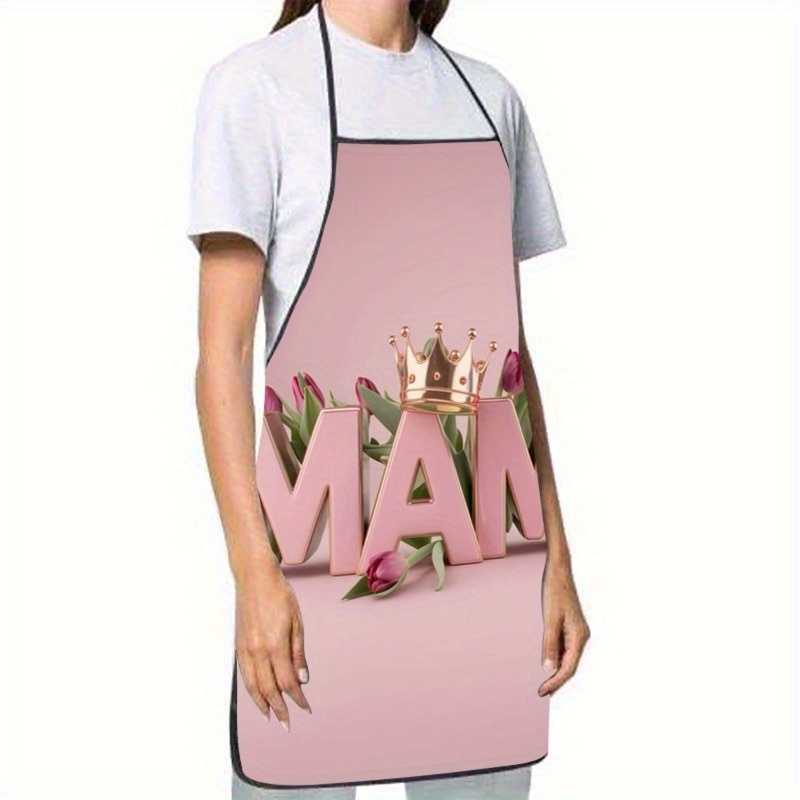 ผ้ากันเปื้อนโพลีเอสเตอร์ลายดอก - Mom'S Home Cooking บทวิจารณ์และราคา