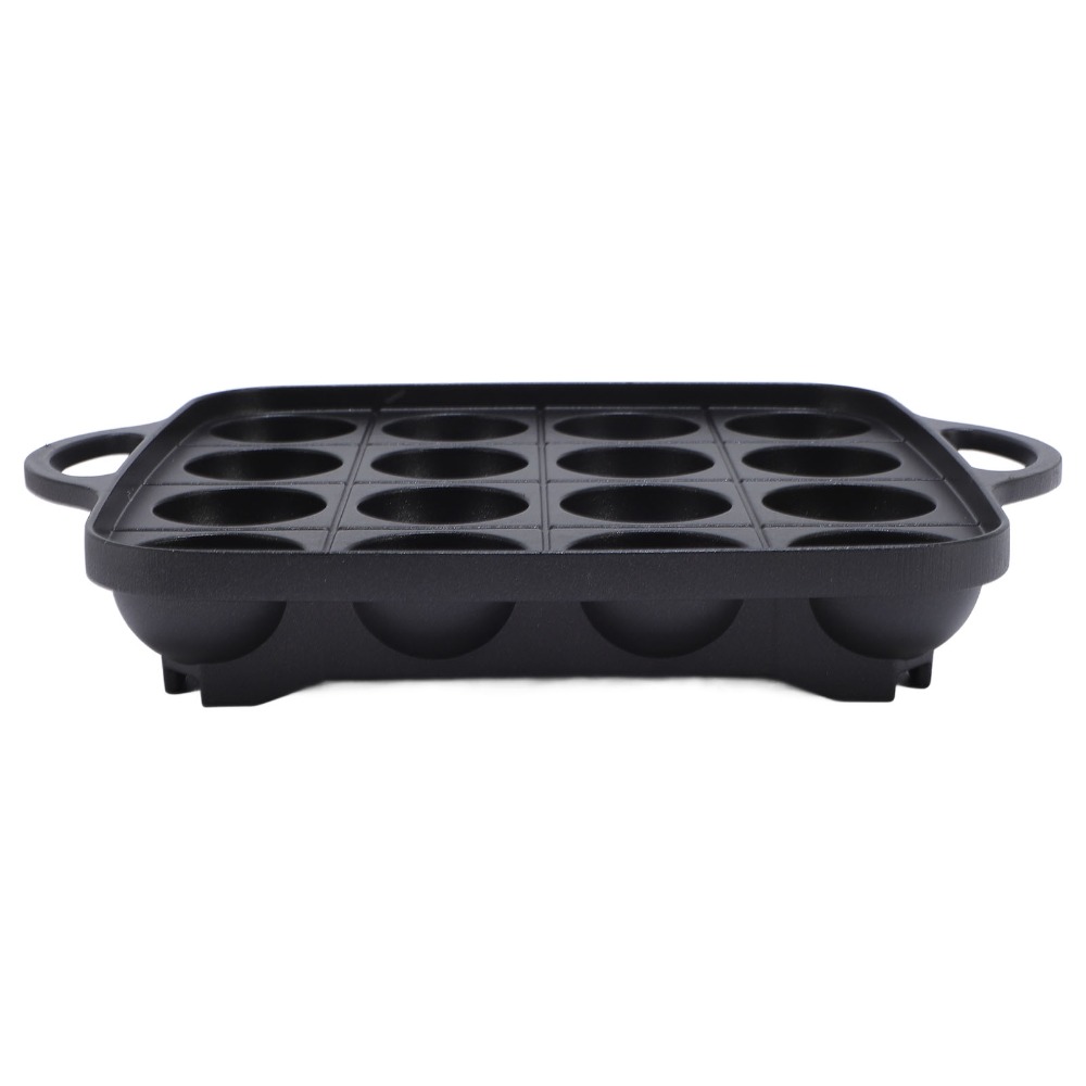 กระทะทาโกะยากิสีดำอเนกประสงค์  - Takoyaki Pan Cast บทวิจารณ์และราคา