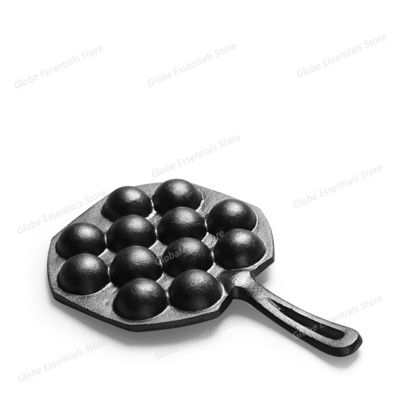 กระทะทาโกะยากิ 12 หลุม ด้ามจับ - Takoyaki Pan Cast บทวิจารณ์และราคา