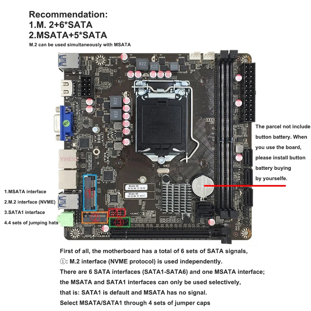 B365 มินิ-ITX เมนบอร์ด LGA 115 - Home Cooking Videos บทวิจารณ์และราคา