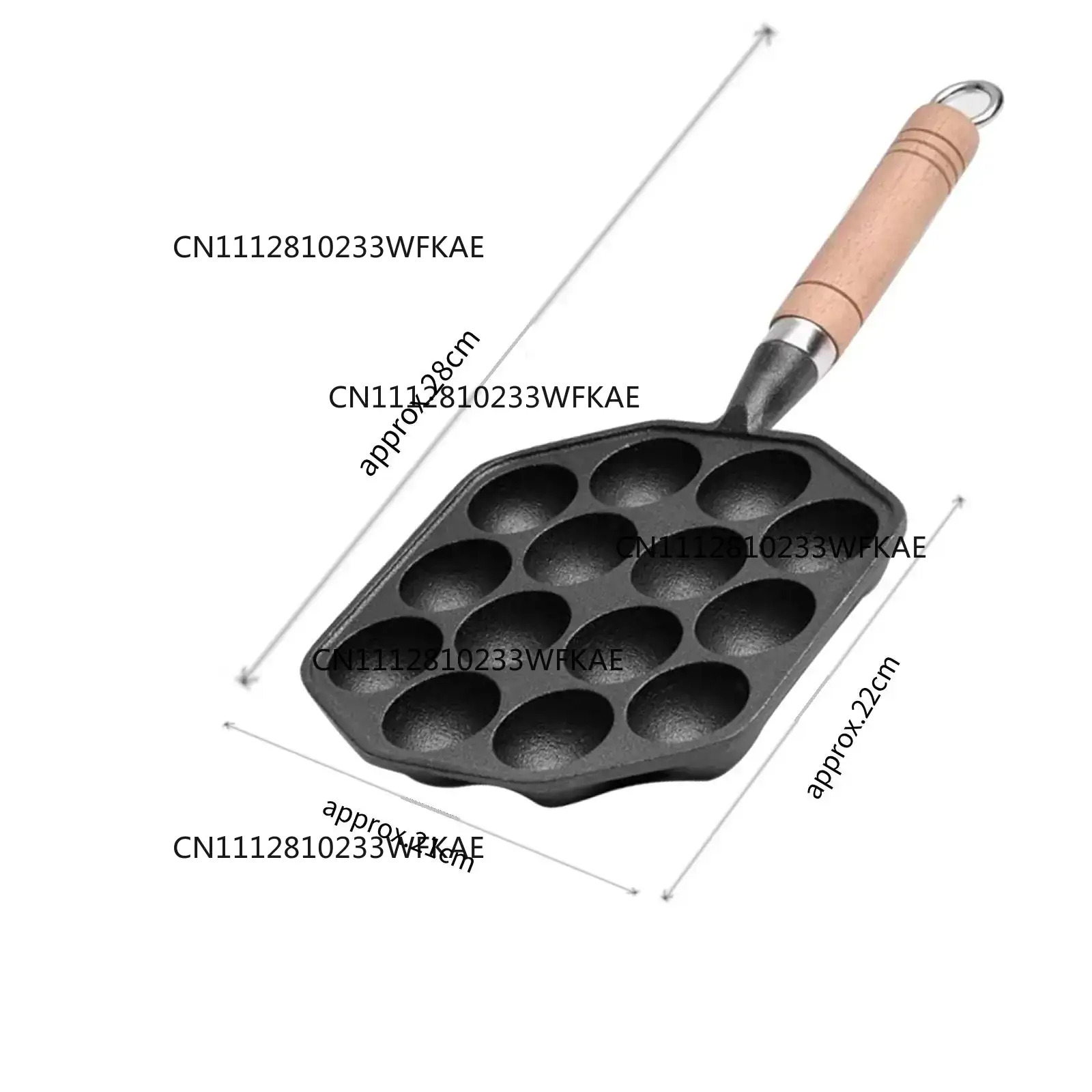 กระทะทาโกะยากิ 14 หลุม เคลือบส - Takoyaki Pan Cast บทวิจารณ์และราคา