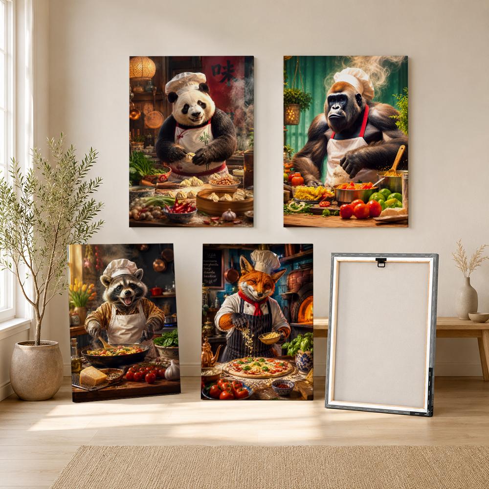 ภาพวาดติดผนังกรอบรูปห้องครัวกอ - Home Cooking In บทวิจารณ์และราคา