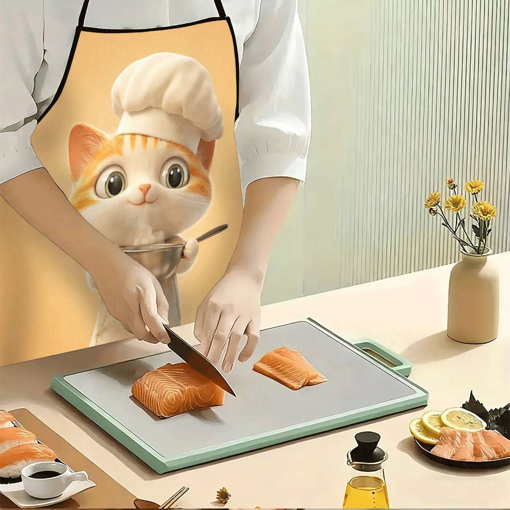 ผ้ากันเปื้อนแมวน่ารักสำหรับเชฟ - Mom'S Home Cooking บทวิจารณ์และราคา