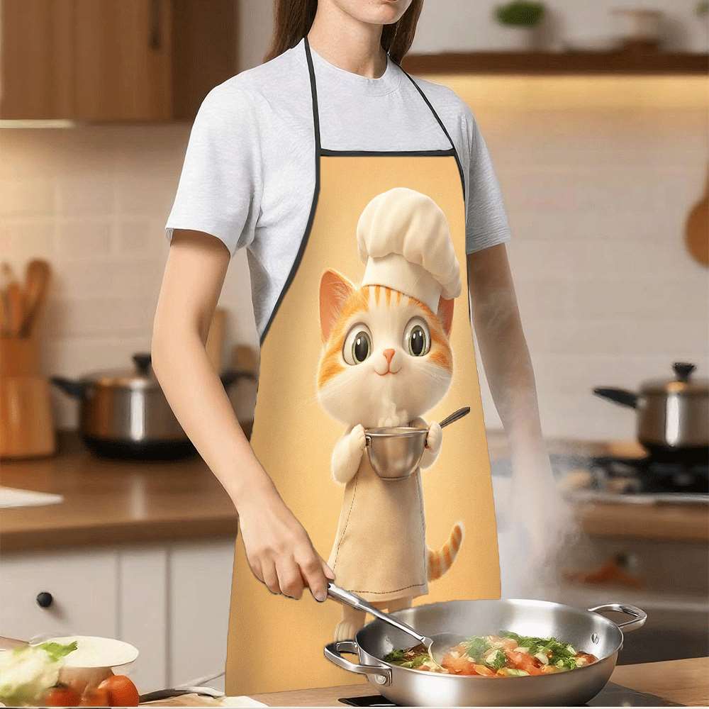 ผ้ากันเปื้อนแมวน่ารักสำหรับเชฟ - Mom'S Home Cooking บทวิจารณ์และราคา