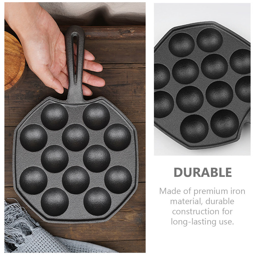 กระทะทาโกะยากิเหล็กหล่อสำหรับง - Takoyaki Pan Cast บทวิจารณ์และราคา