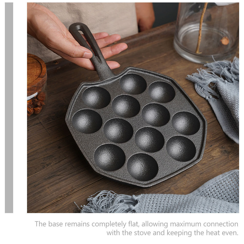 กระทะทาโกะยากิเหล็กหล่อสำหรับง - Takoyaki Pan Cast บทวิจารณ์และราคา